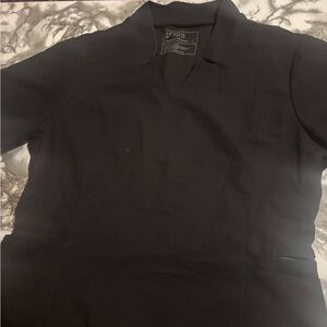 Figs Women's Black Inala scrub top